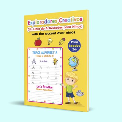 Spanish activity book for kids