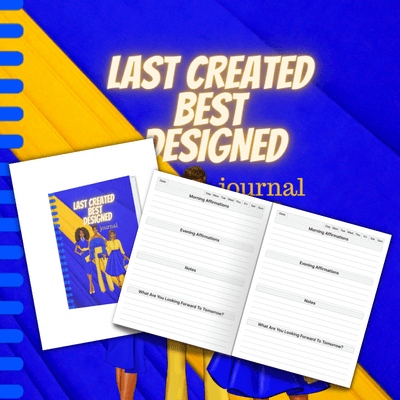 last created best design journal