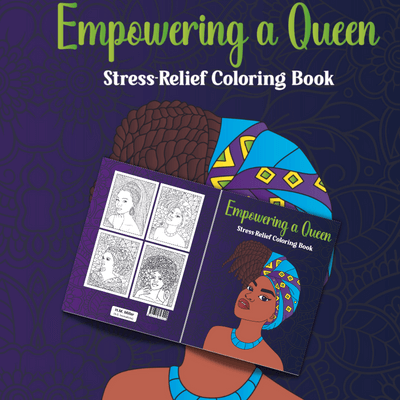 stress relief color book