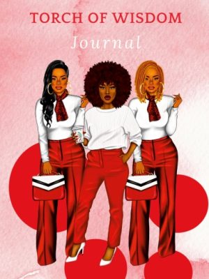 Delta sorority inspired journal for women