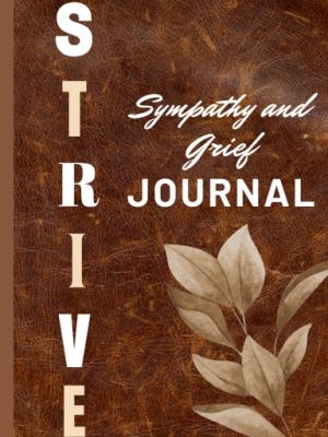 Hardcover grief journal for men and women